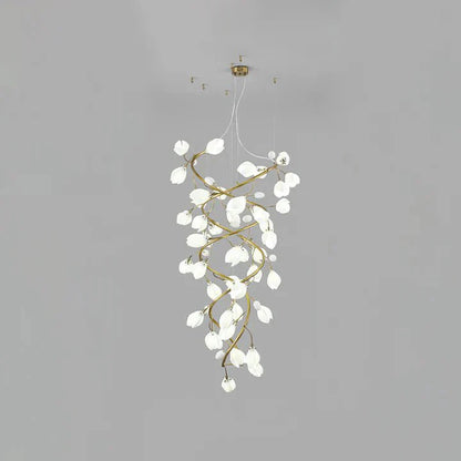 Lysandra Flower staircase chandelier