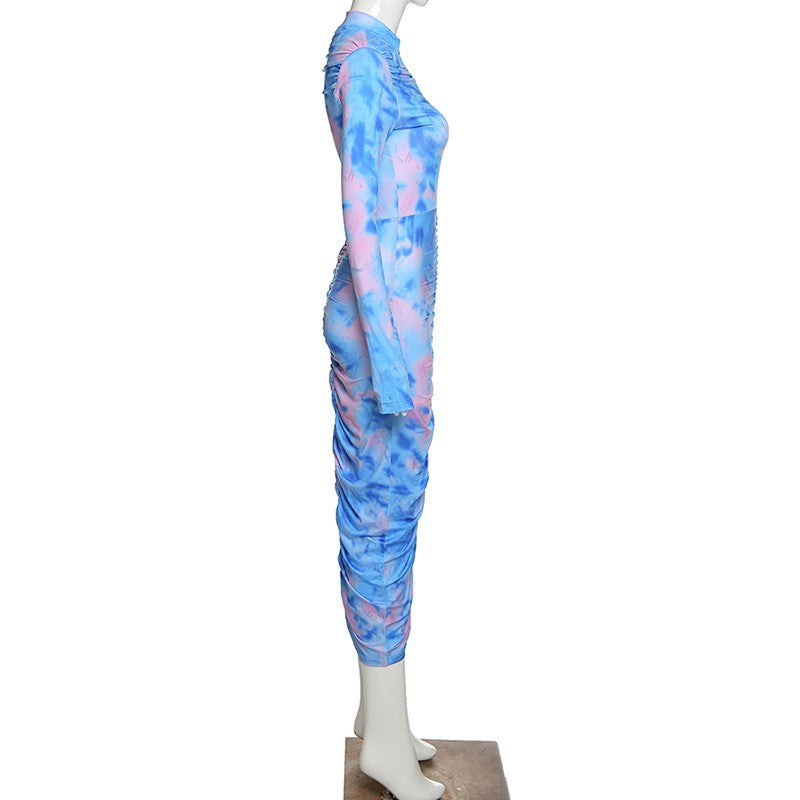 Lyxen Zip Column Gown