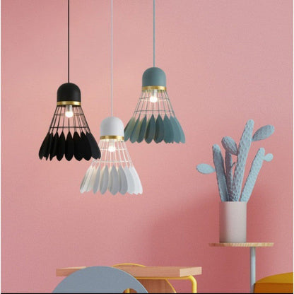 Macaron Modern Wrought Iron Badminton-Style Chandelier