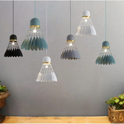 Macaron Modern Wrought Iron Badminton-Style Chandelier