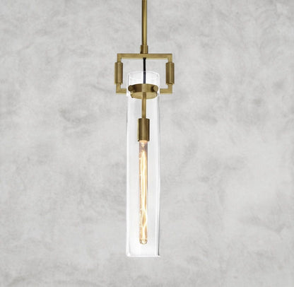 Machinist Glass Cylinder Pendant 12", 22"