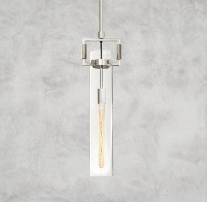 Machinist Glass Cylinder Pendant 12", 22"