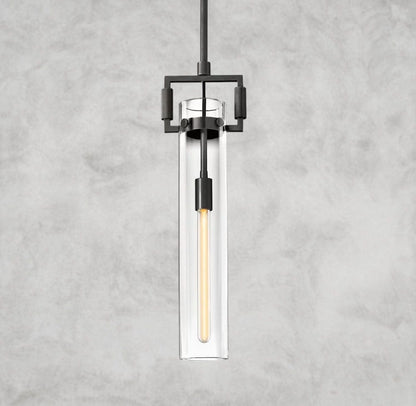 Machinist Glass Cylinder Pendant 12", 22"