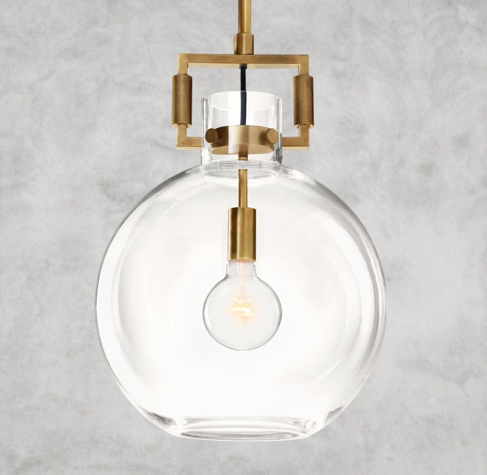 MACHINIST GLASS GLOBE PENDANT 10", 14", 18"