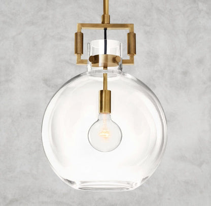 MACHINIST GLASS GLOBE PENDANT 10", 14", 18"
