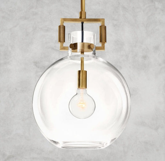 MACHINIST GLASS GLOBE PENDANT 10", 14", 18"