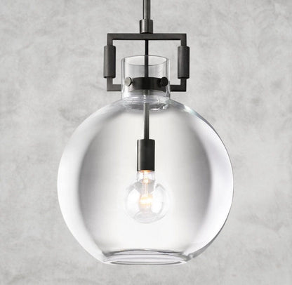 MACHINIST GLASS GLOBE PENDANT 10", 14", 18"