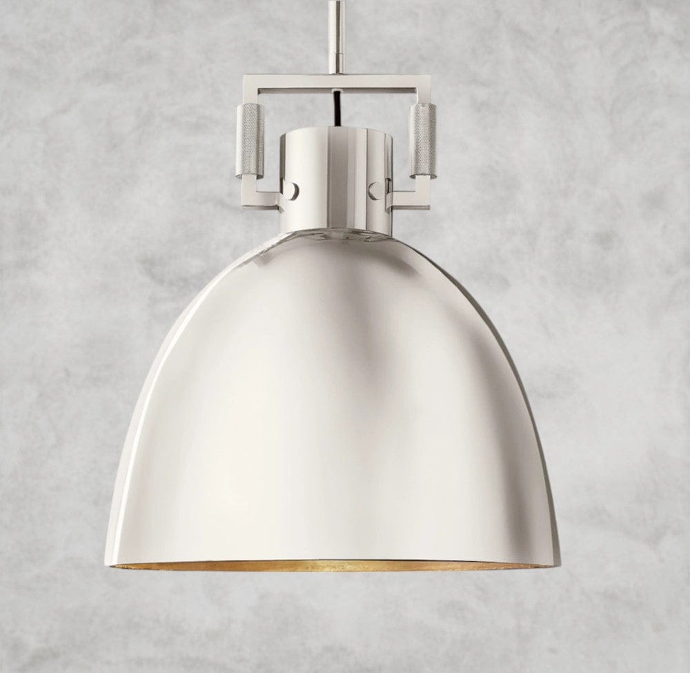 MACHINIST METAL CLOCHE PENDANT 10", 14", 18"