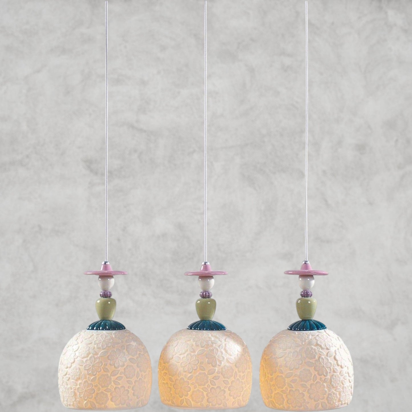 Madeaooisele 3 Lights Gazing Ceiling Lamp
