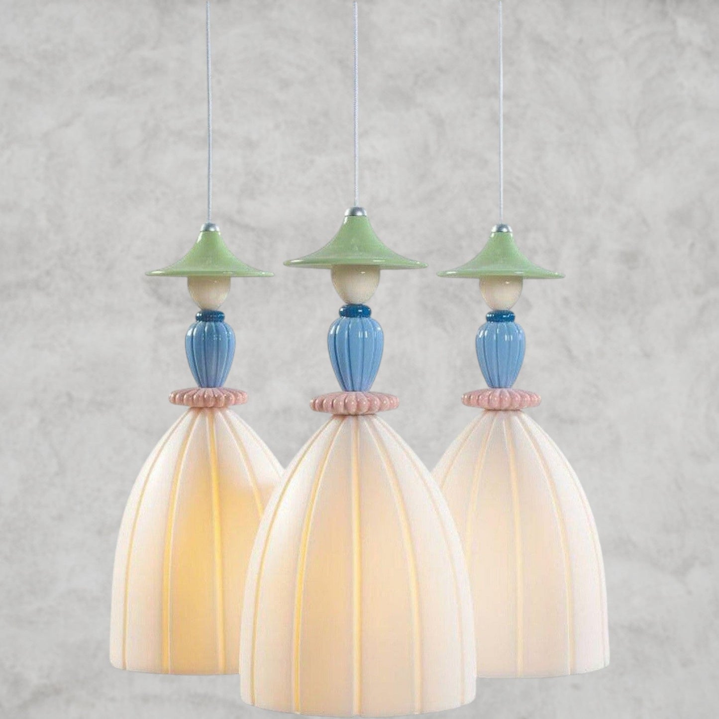 Madeaooiselle Round 3 Lights Ceiling Lamp