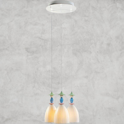 Madeaooiselle Round 3 Lights Ceiling Lamp