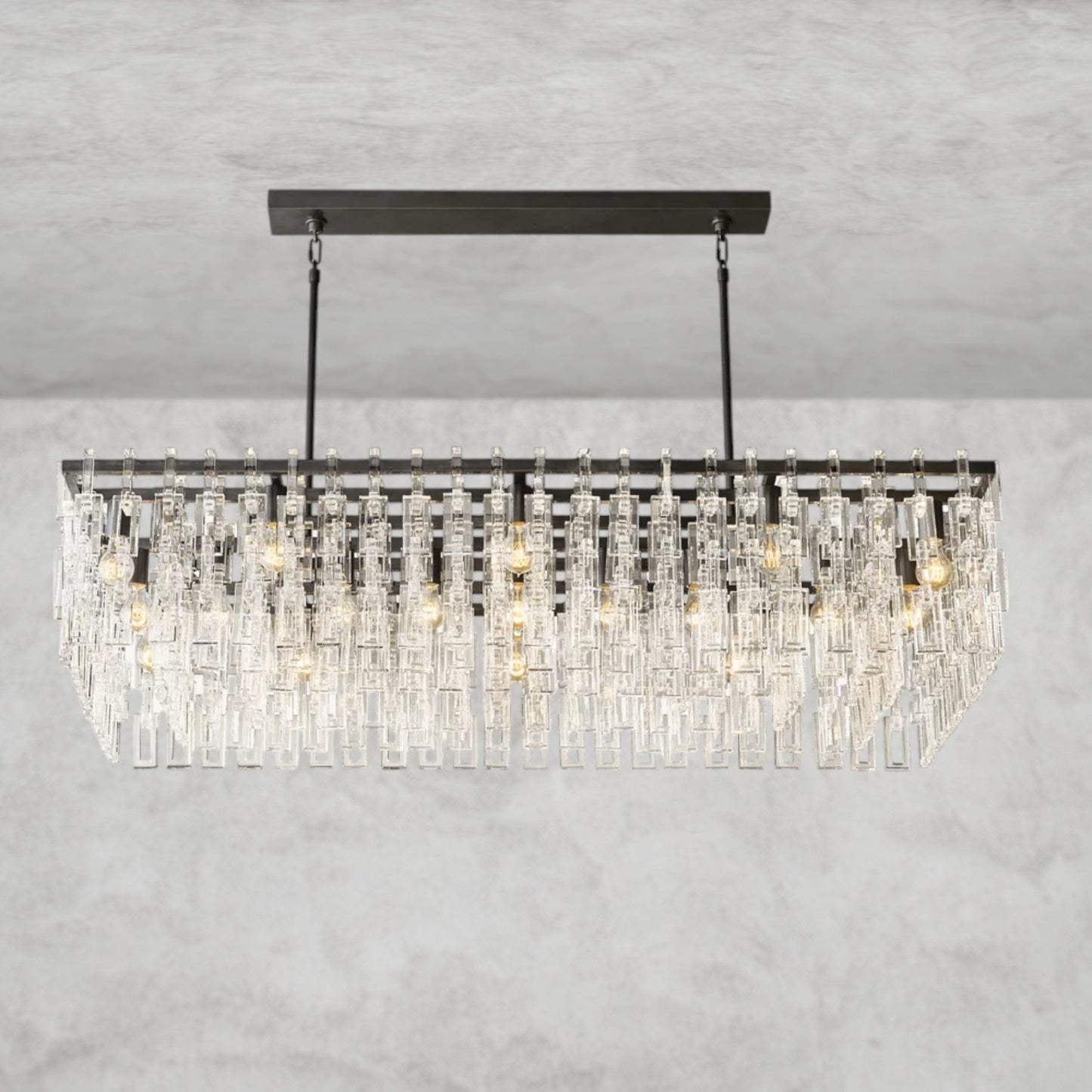 Mariggnan Rectangular Chandelier 60"