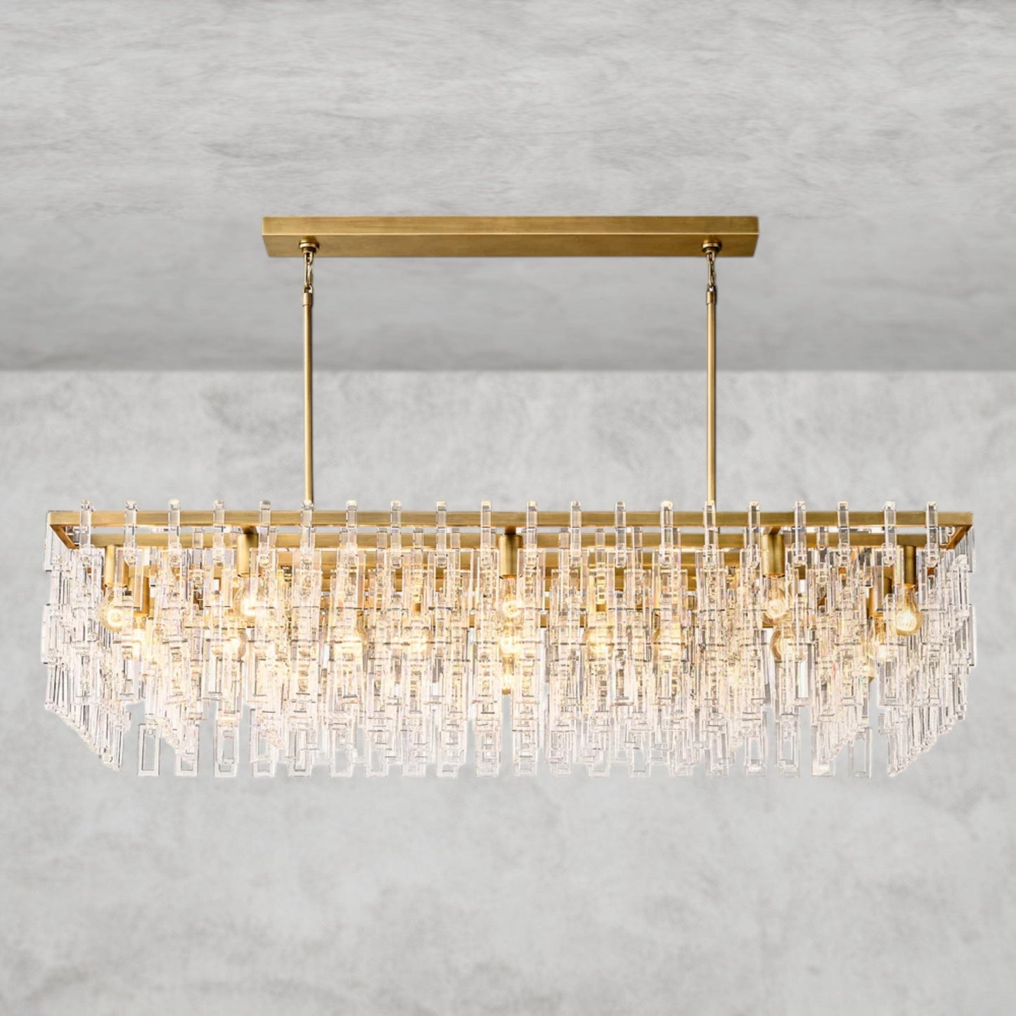 Mariggnan Rectangular Chandelier 60"