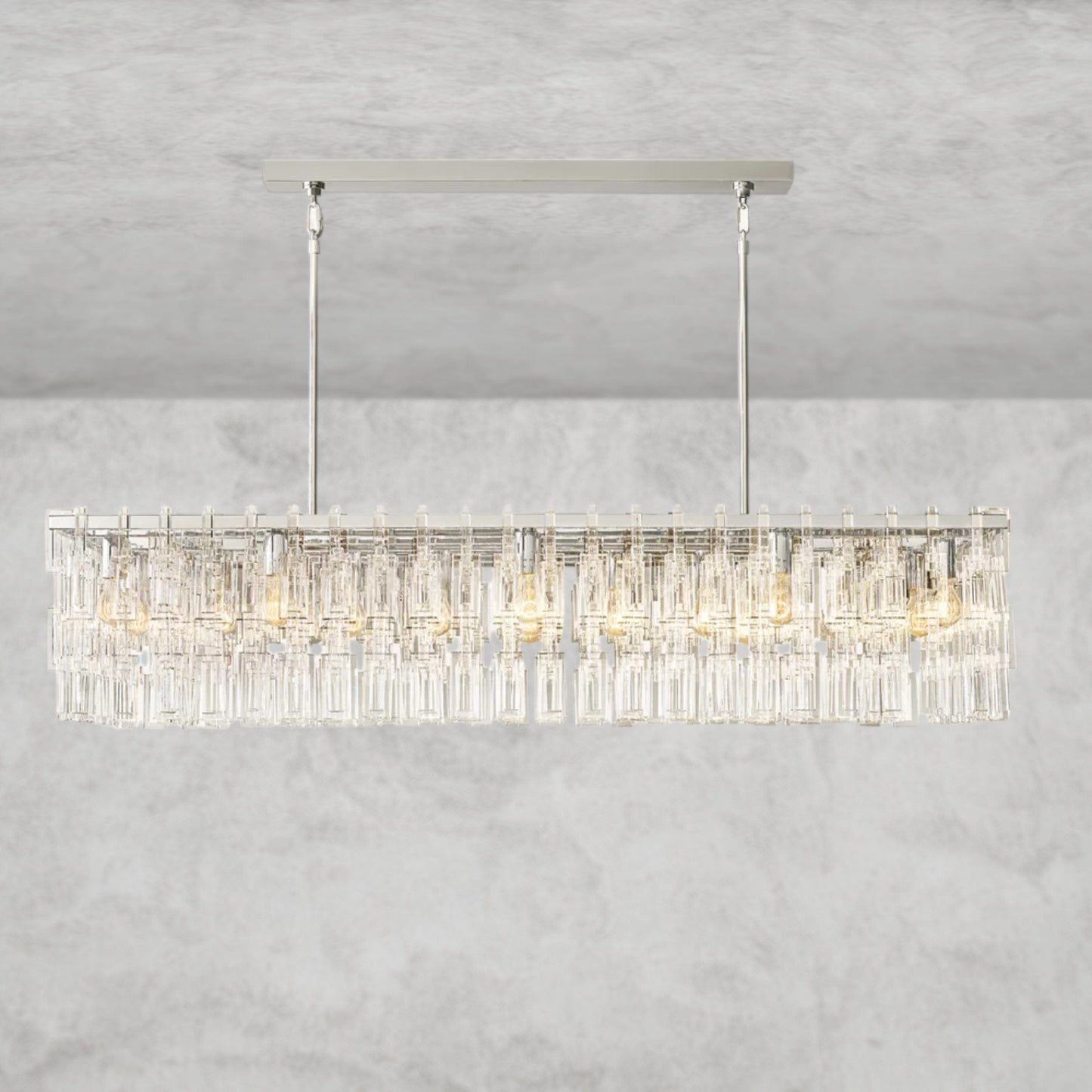 Mariggnan Rectangular Chandelier 60"