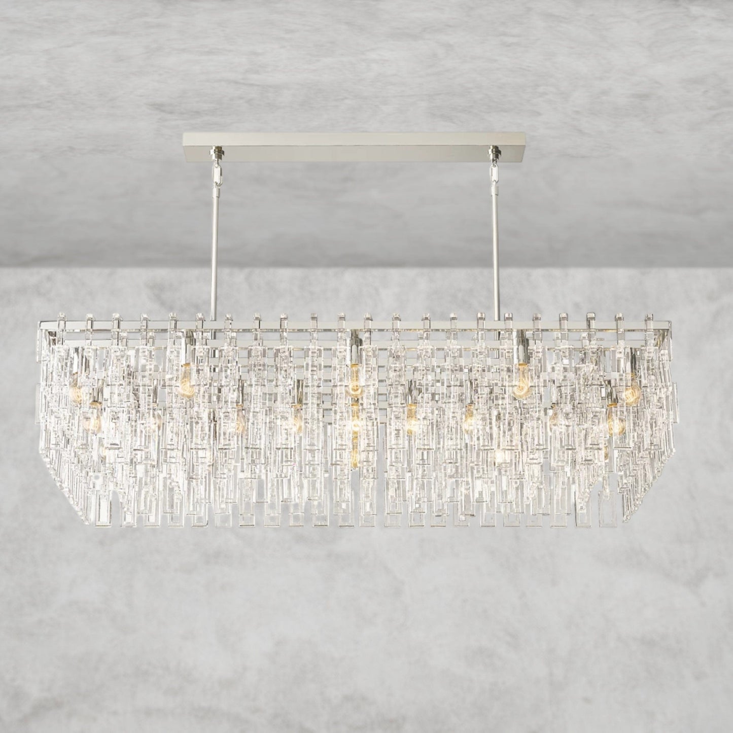 Mariggnan Rectangular Chandelier 60"