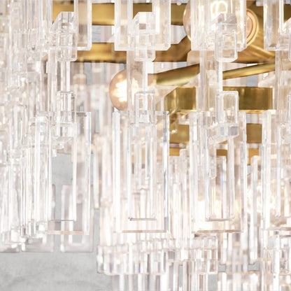 Mariggnan Rectangular Chandelier 60"