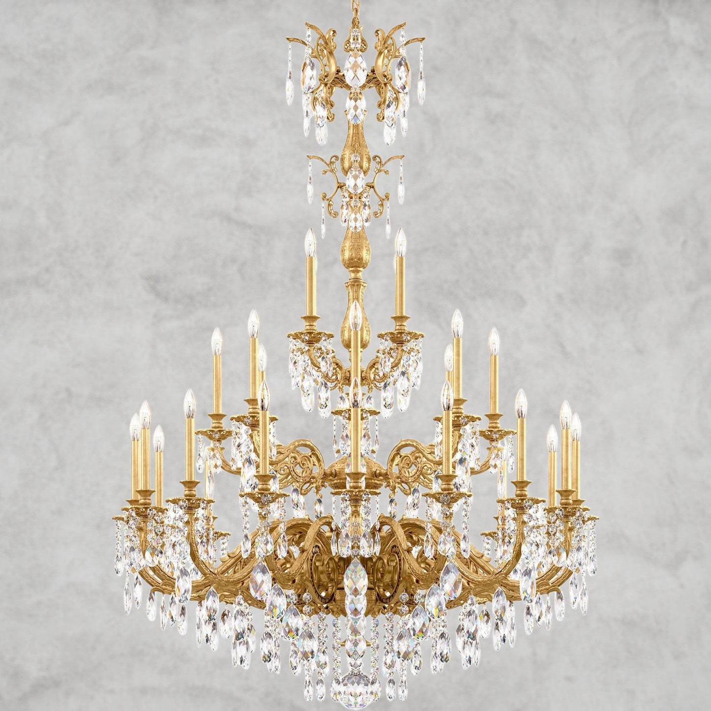 Milano 28-light Crystal Chandelier 50"