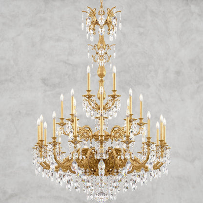 Milano 28-light Crystal Chandelier 50"