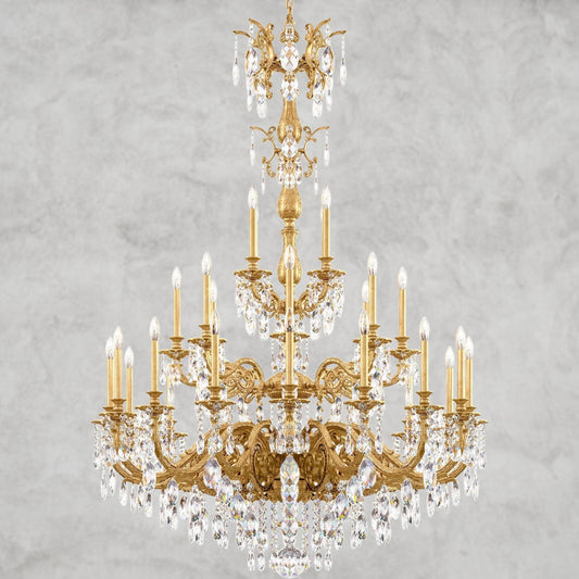 Milano 28-light Crystal Chandelier 50"