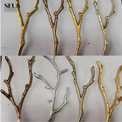 Minas Rustic Tree Branch Chandelier