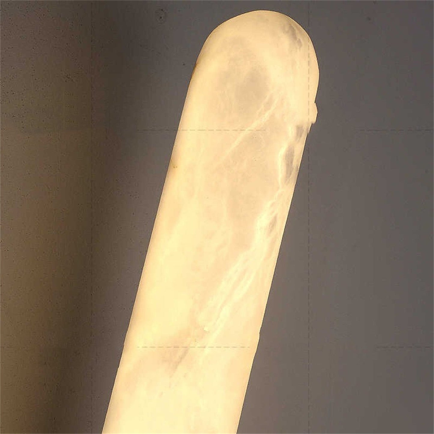 Minimalist Copper and Marble Wall Lamp