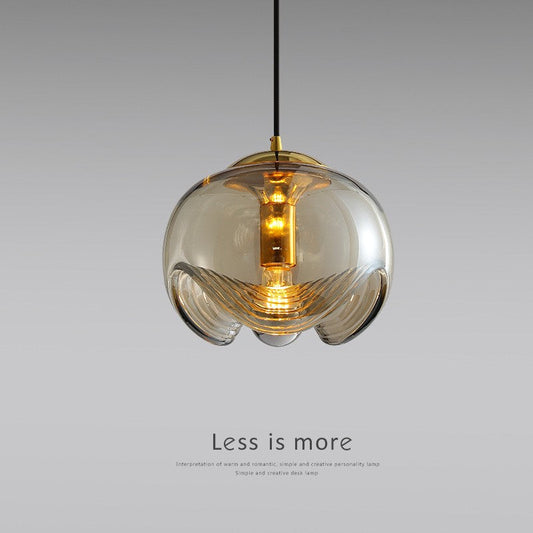 Minimalist Modern Glass Pendant Light