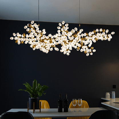Modern Artistic Linear Elegant Grape Extra Large Chandelier