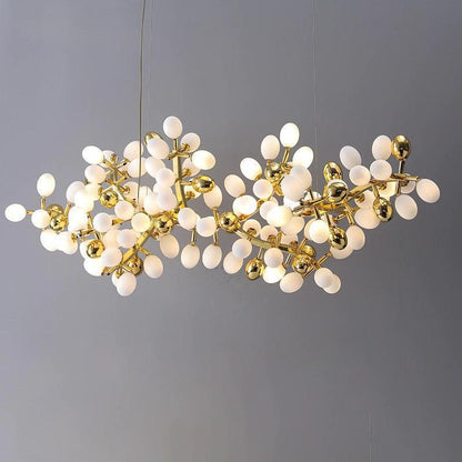 Modern Artistic Linear Grape Chandelier