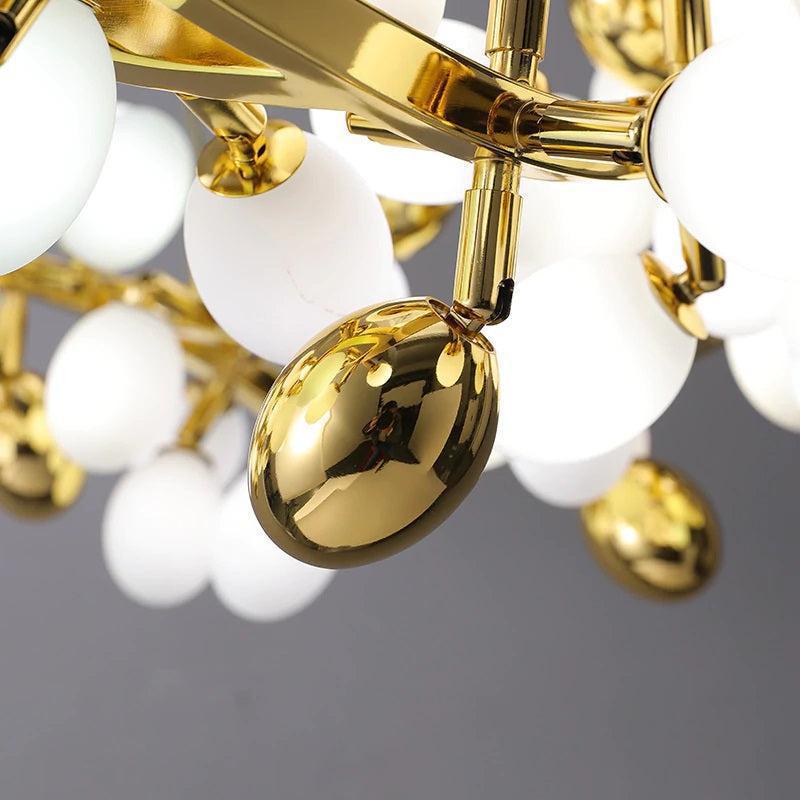 Modern Artistic Linear Grape Chandelier