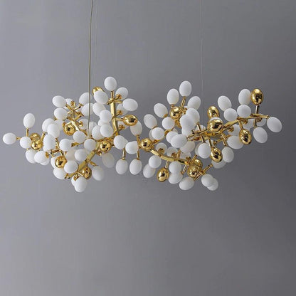 Modern Artistic Linear Grape Chandelier