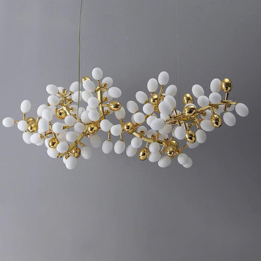 Modern Artistic Linear Grape Chandelier