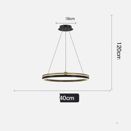 Modern Brushed Aluminum LED Fish Chandelier
