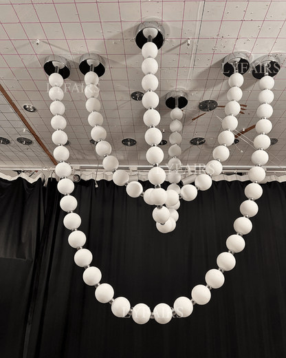 Modern Creative Pearl Necklace Chandelier