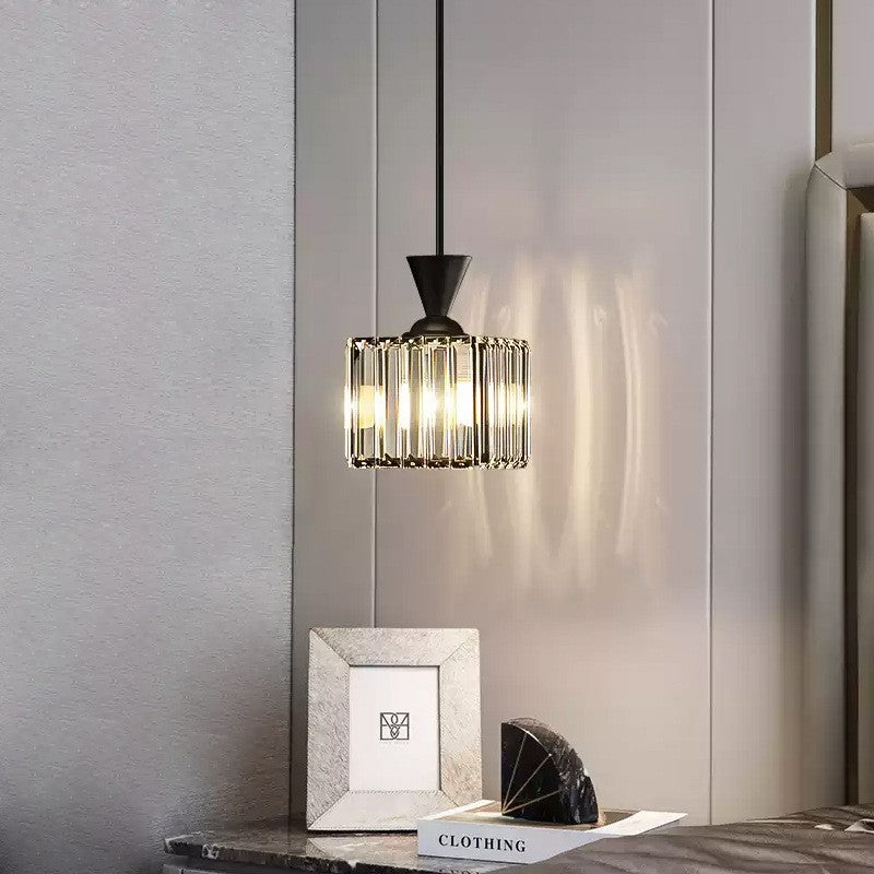 Modern Crystal Mini Bedside Pendant Light