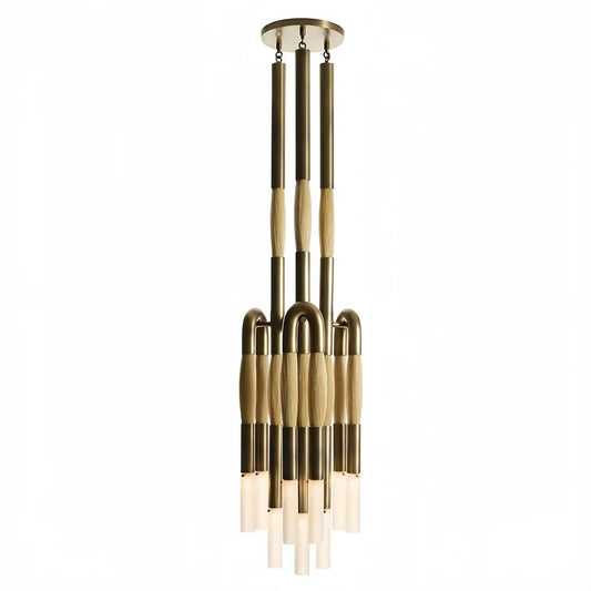 Modern Heritage Horsehair 9-Light Pendant Unique Luxury Light Fixture