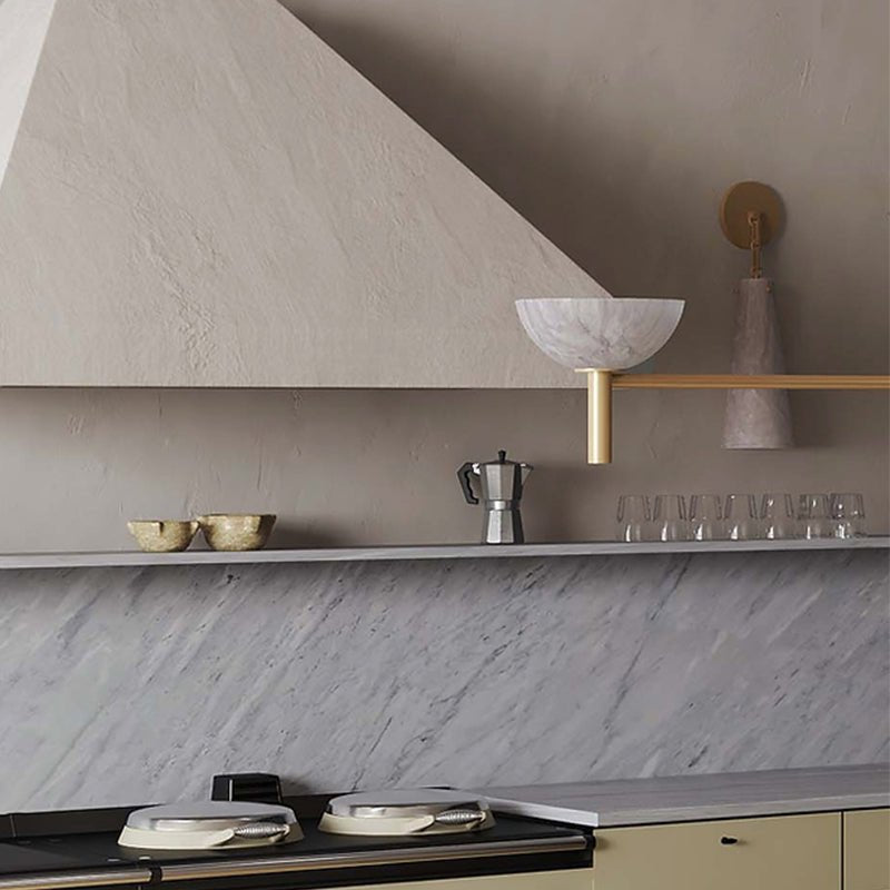 Modern Kitchen Island Pendant Light with Alabaster Shades, Linear Real Alabaster Pendant Lamp