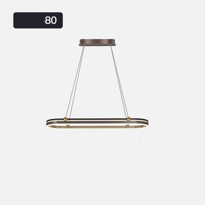 Modern Linear Aluminum LED Fish-Shape Chandelier