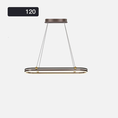 Modern Linear Aluminum LED Fish-Shape Chandelier