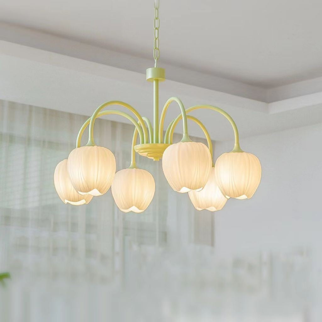 Modern Minimalist Tulip Chandelier