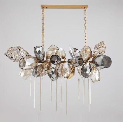 Modern Wine Glass Shape Chandelier Italian Light Luxury Light Fixture for Dining Room/Living Room