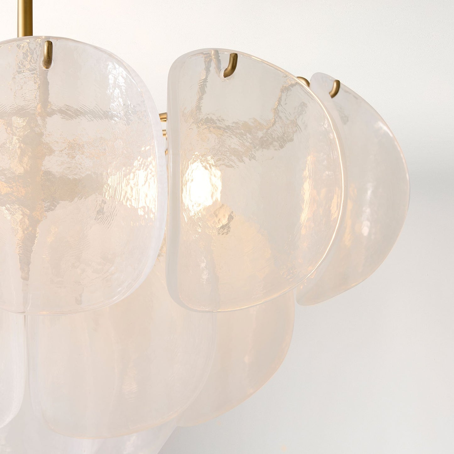 Murano Chandelier (22") White
