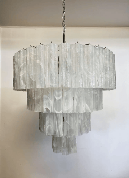 Murano Chandelier – 78 tubes – Alabaster white