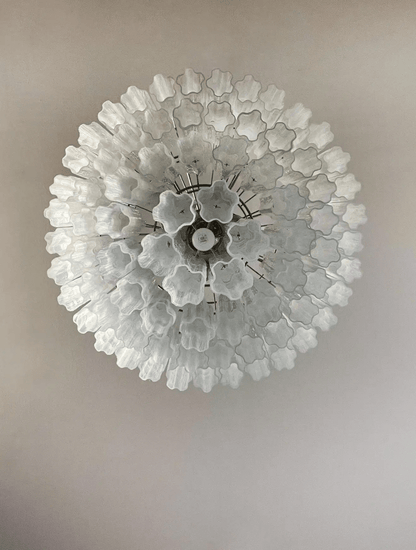 Murano Chandelier – 78 tubes – Alabaster white