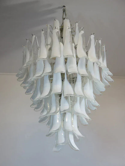 Muraano White/Transparent Chandelier 85 petals
