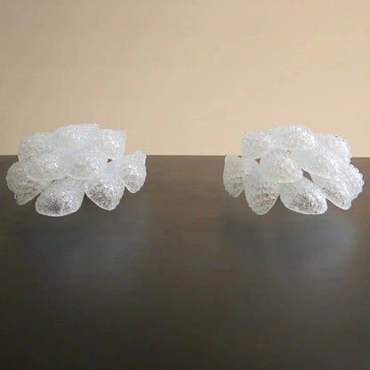 Murano Petals White Wall Light 13.4"