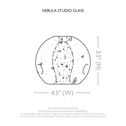 Nature inspired round crystal Chandelier