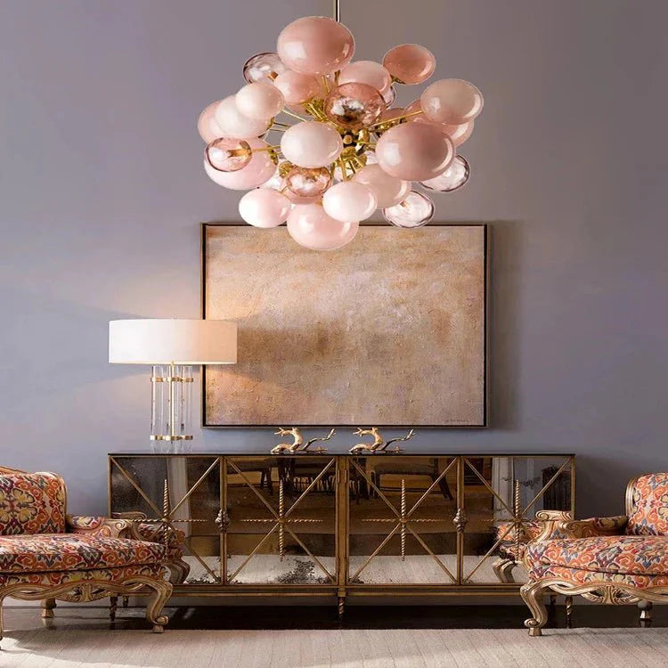 Neve Glass Bubble Chandelier