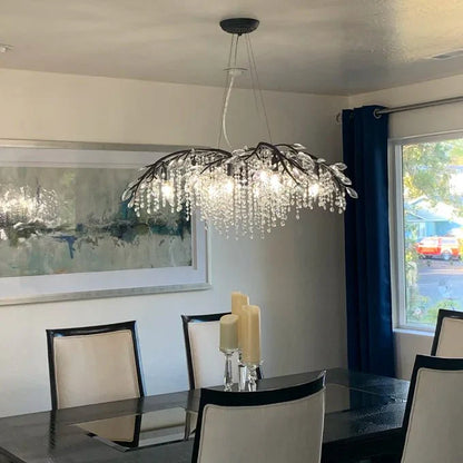 New Luxury Branch Crystal Pendant Chandelier Designer Creative Art Dining Room/Living Room Light Fixture