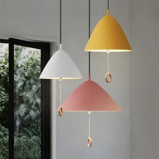 Nordic Creative Duplex Color Pendant Light