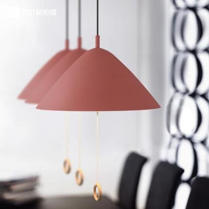 Nordic Creative Duplex Color Pendant Light